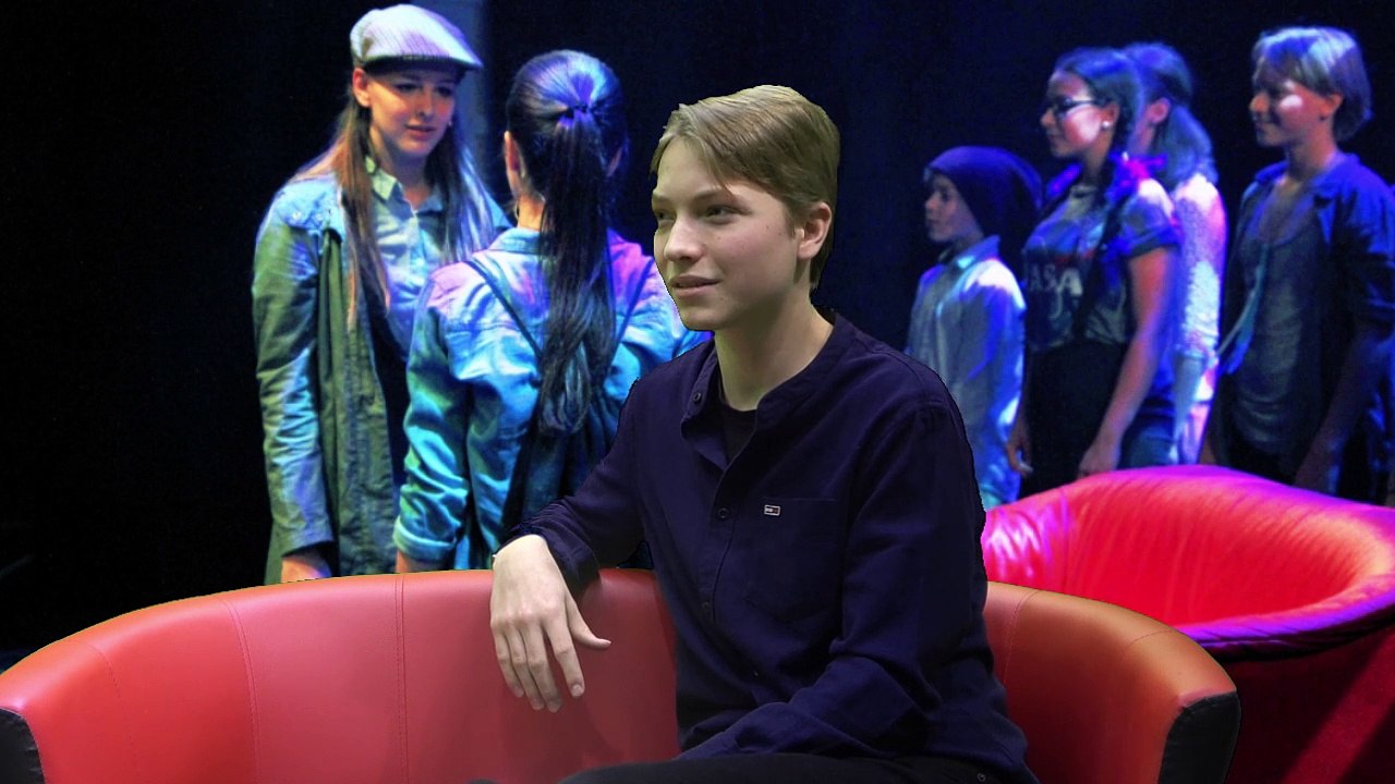 Jungkünstler  Jonas Tonnhofer aus Leopoldsdorf eroberte nicht nur einmal  die Theaterherzen