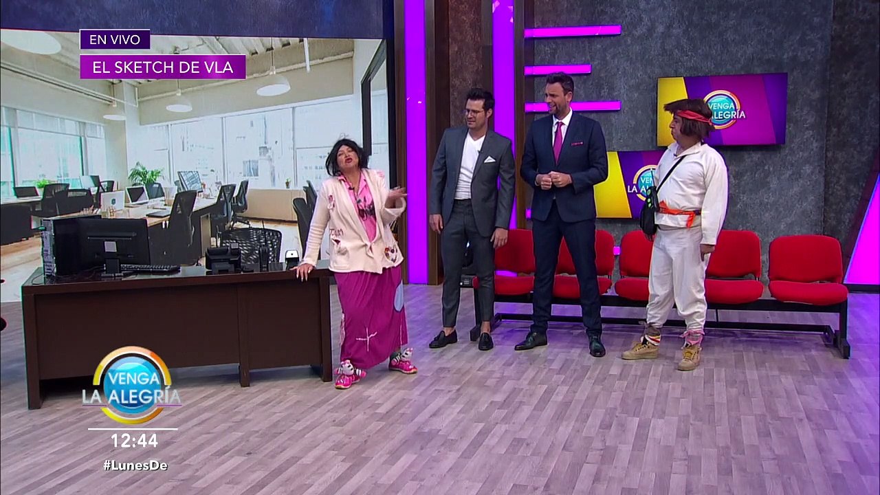 ¡La Chupitos y Carlos Eduardo Rico vinieron a hacer un divertido sketch! | Venga La Alegría