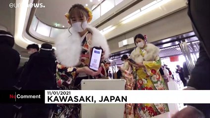 A felnőtté válás napját ünnepelték Japánban