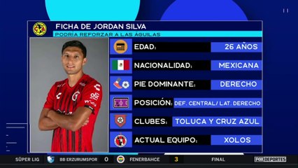 Jordan Silva está cerca de llegar a Coapa: FOX Sports Radio