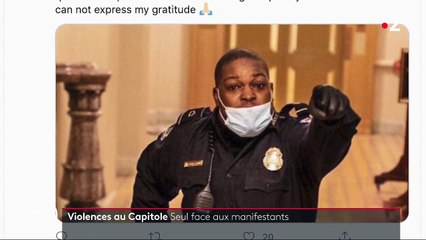 États-Unis : Eugene Goodman, le policier héroïque qui a dû affronter seul les manifestants du Capitole