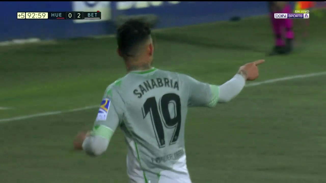 Huesca 0-2 Betis: Gol de Antonio Sanabria