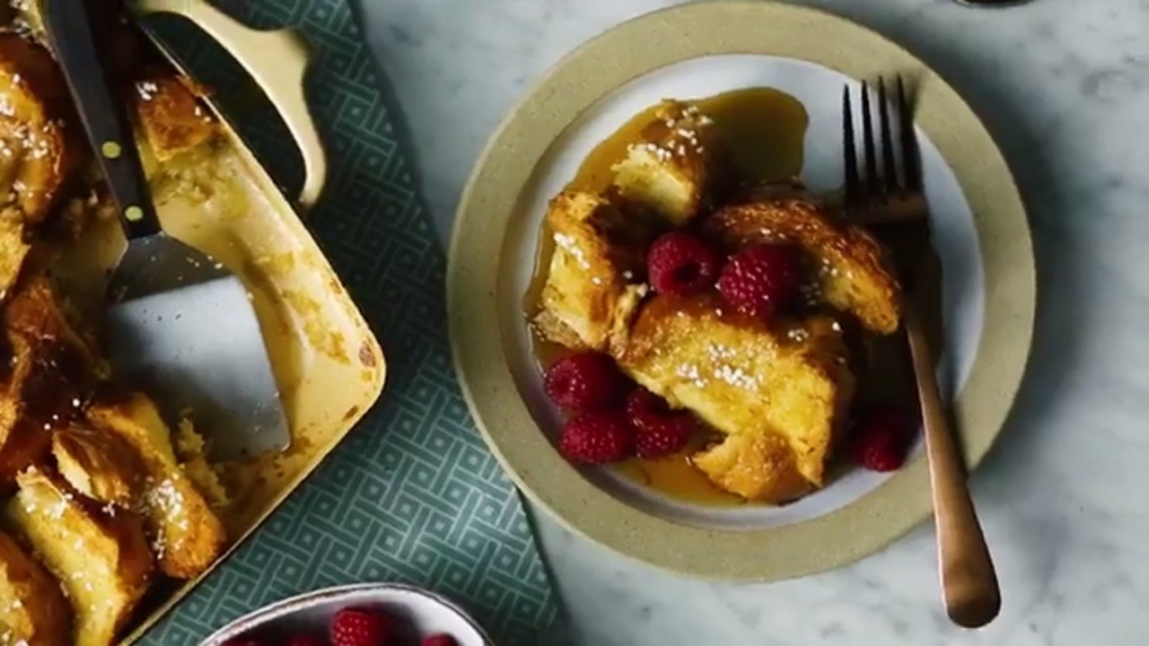 Cardamom Baked French Toast