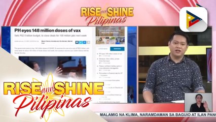 HEADLINES: PHL, planong bumili ng 148-M doses ng vaccine ngayong 2021