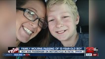Bakersfield family mourns passing of 13-year-old boy who died in a motorcycle collision