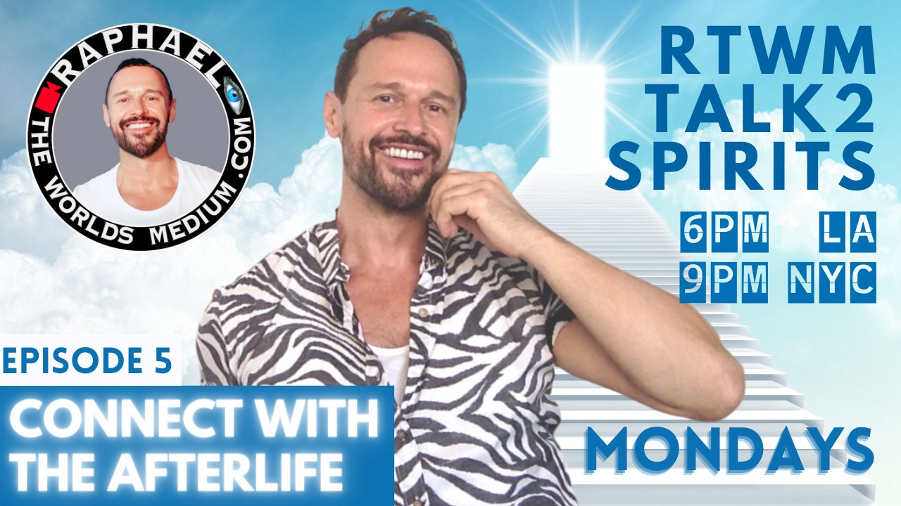 Talk2Spirits Episode 5 with supernatural expert Raphaël Pathé aka RAPHAEL THE WORLDS MEDIUM
