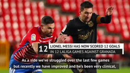 Koeman enjoying form of 'clinical' Messi after another double