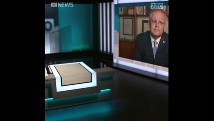 Michael Rowland interviews Scott Morrison on 7.30