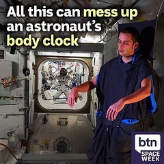 The perils of sleeping in space