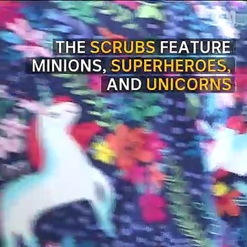 QLD nurses wear cartoon scrubs to make hospital less scary for kids