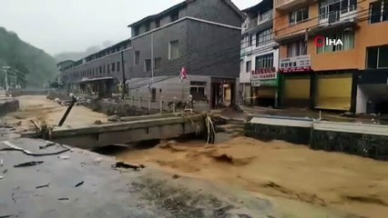 Çin'de sel felaketi: 5 ölü, 8 kayıp