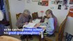 Old school: German great-granddad pitches in with home-schooling
