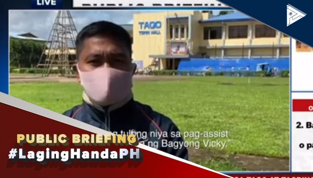#LagingHanda | Mga nasalanta ng bagyong #VickyPH sa Tago at Tagbina, Surigao del Sur, hinatiran ng tulong ni Sen. Go at ng ilang gov't agencies