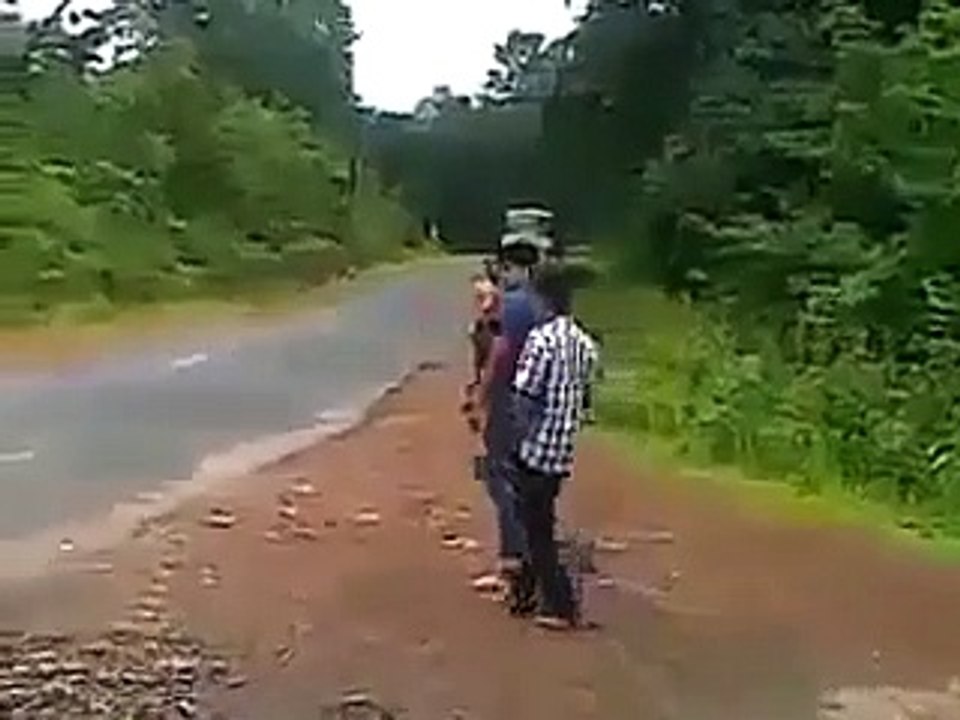 Funny Indian boys stopping a bus - Must watch - comedy video