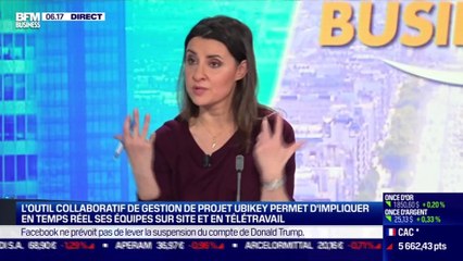 La  pépite : L'outil collaboratif de gestion de projet Ubikey permet d'impliquer en temps réel ses équipes sur site et en télétravail, par Lorraine Goumot - 12/01