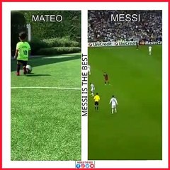 Leo Messi vs Mateo Messi ❤❤