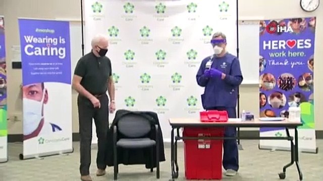 Biden’a Covid-19 aşısının ikinci dozu yapıldı