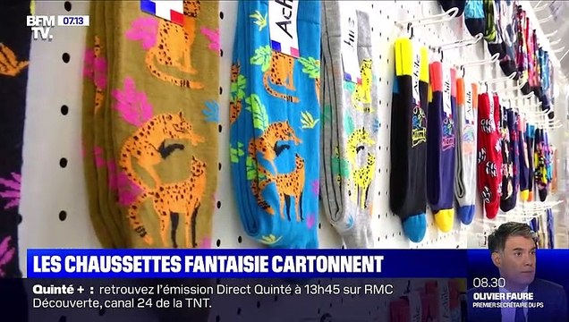 Les chaussettes fantaisie cartonnent - 12/01
