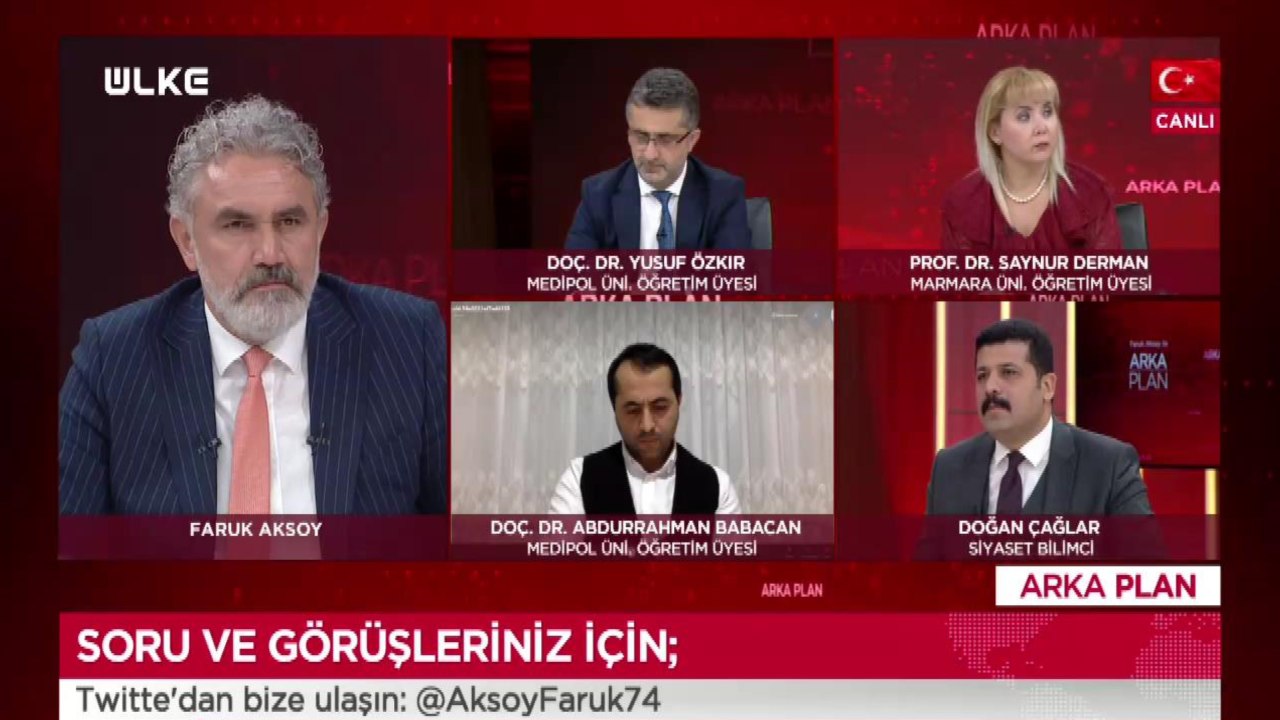 Arka Plan - Saynur Derman | Yusuf Özkır | Doğan Çağlar | Abdurrahman Babacan | 11 Ocak 2021