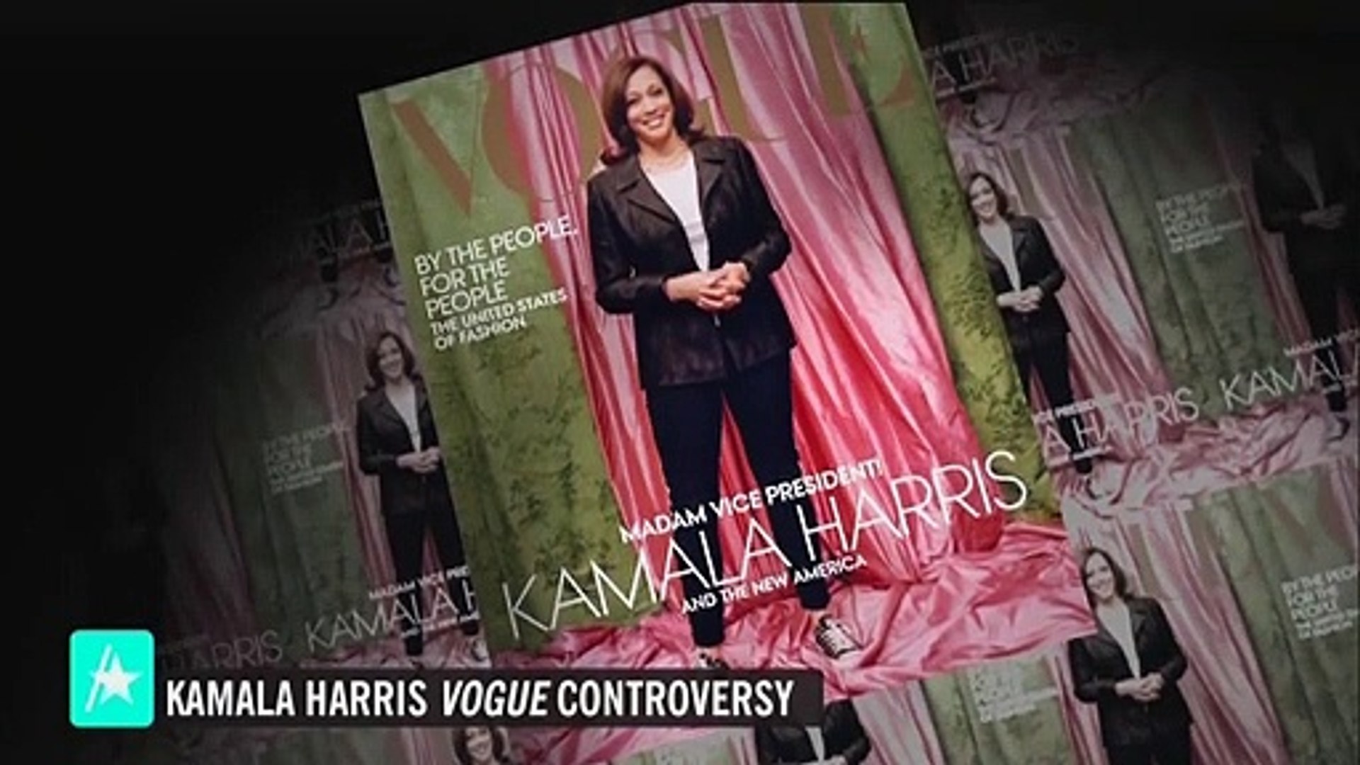 Vogue S Kamala Harris Cover Sparks Controversy Video Dailymotion