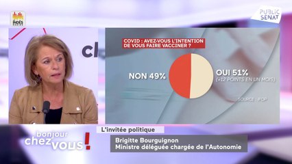 Brigitte Bourguignon : « 20% du personnel soignant accepte la vaccination »