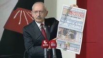 Kılıçdaroğlu, Türkiye’nin halini SÖZCÜ’nün manşetiyle gösterdi