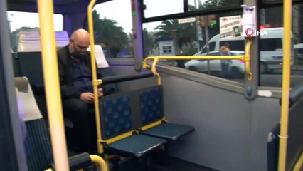 İstanbul'da toplu taşıma araçlarında korona virüs denetimi