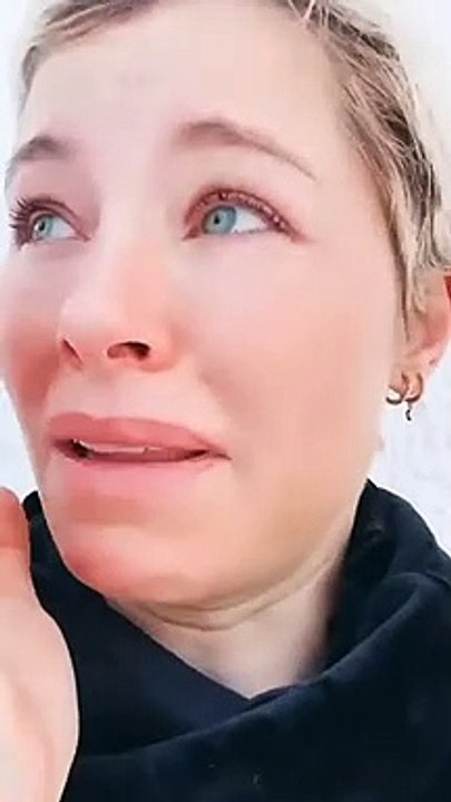 Soraya Arnelas llora desconsoladamente por los árboles tras la nevada de Madrid