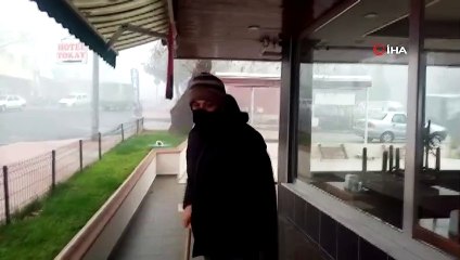 Tekirdağ'da yoğun sis etkili oluyor