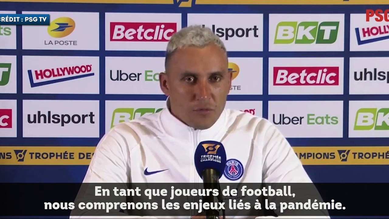 Keylor Navas donne son point de vue sur une éventuelle baisse des salaires au PSG