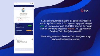 Covid-19 aşılarının takibi “Aşıla” uygulamasında