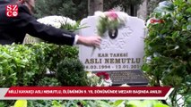 Milli Kayakçı Aslı Nemutlu, ölümünün 9. yıl dönümünde mezarı başında anıldı