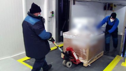Llegada de las vacunas  de Moderna a España