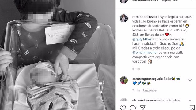 Romina Belluscio y Guti se convierten en padres de nuevo