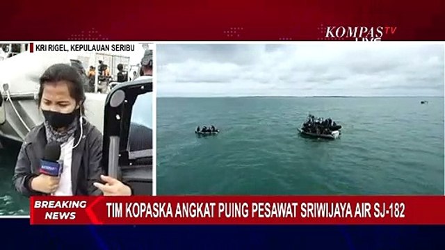 Tim Kopaska Angkat Puing-Puing Pesawat Sriwijaya Air SJ182