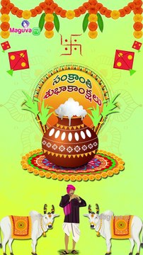 Happy Sankranti 2021 wishes | Pongal Video Greetings| Pongal Whatsapp Status video| Maguva tv