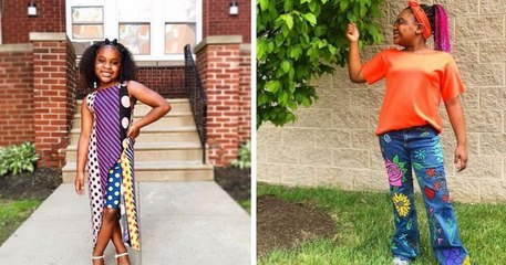 Ce papa confectionne de superbes tenues pour sa fille pour qu'elle puisse prendre confiance en elle