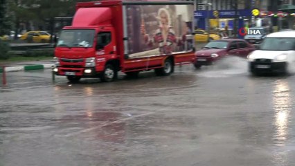 Kırklareli’nde sağanak olumsuz etkiledi