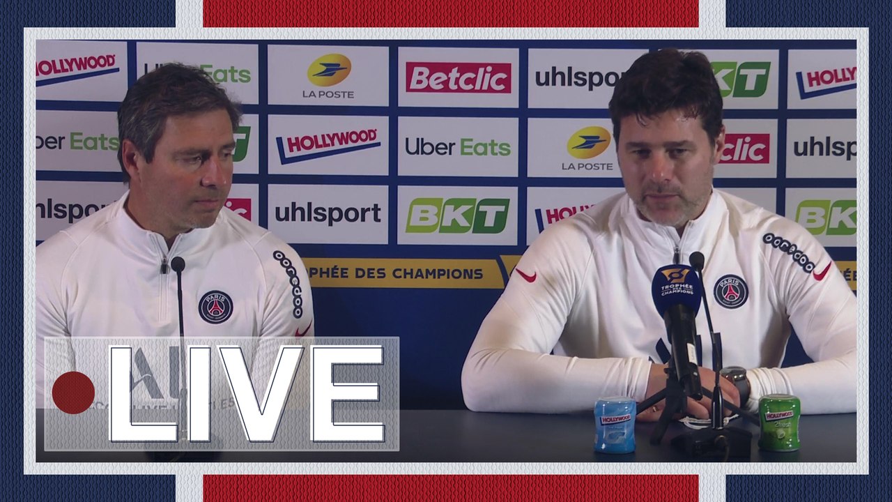 Replay : Conférence de presse de Mauricio Pochettino avant Paris Saint-Germain - Olympique de Marseille