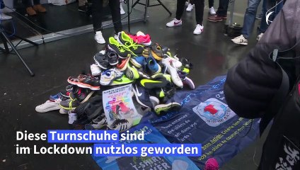 Turnschuh-Protest gegen Corona-Maßnahmen