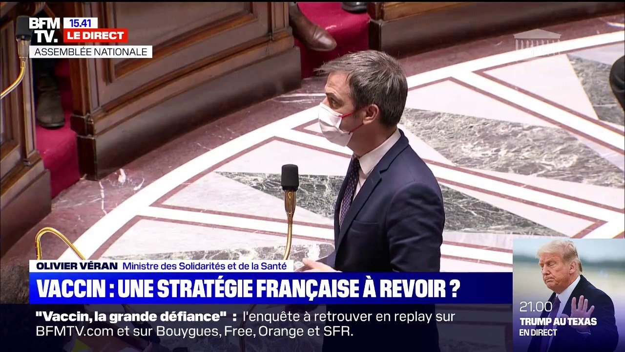 Interrogé par François Ruffin, Olivier Véran "confesse avoir fait appel à des compétences publiques et privées pour mettre en place une stratégie vaccinale"