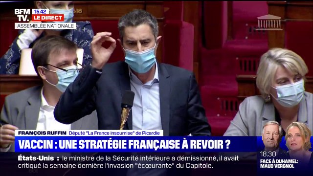 François Ruffin (LFI) sur un vaccin français: Qu'a fait Sanofi depuis 10 ans ? Ses dirigeants ont licencié la moitié de leurs chercheurs