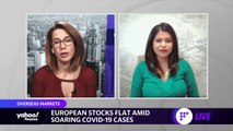 European stocks flat amid soaring COVID-19 cases