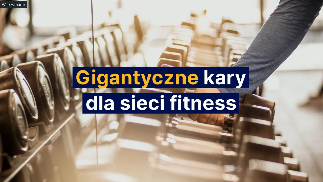 Gigantyczne kary dla sieci fitness