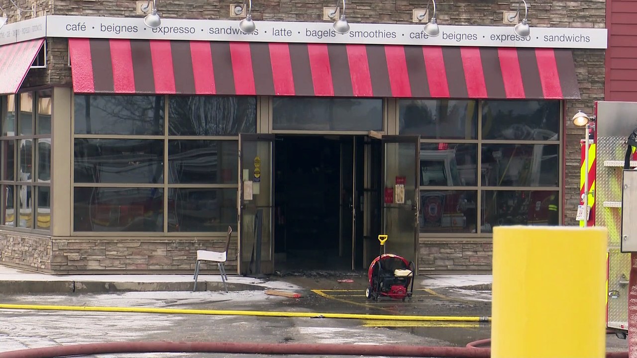 Le restaurant Tim Hortons de Tracadie est la proie des flammes