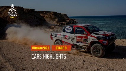 #DAKAR2021 - Stage 9 - Neom / Neom - Car Highlights