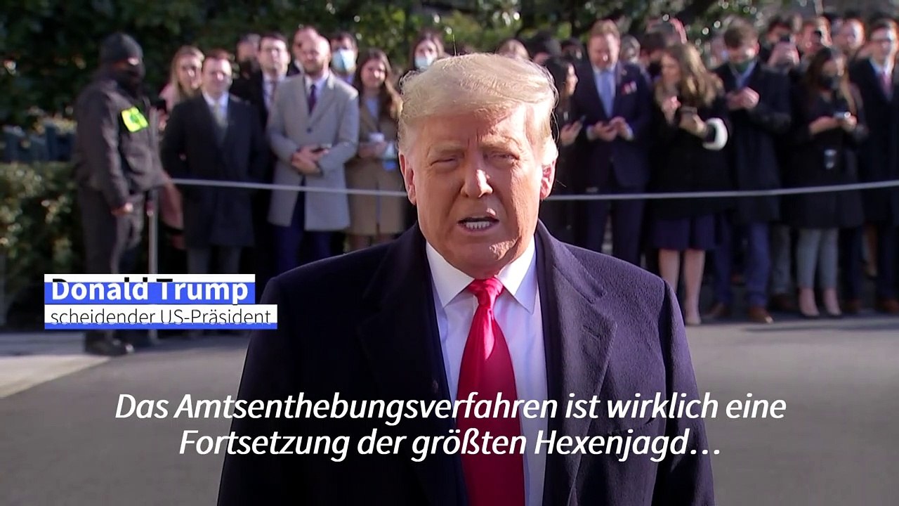 Trump: Amtsenthebungsverfahren ist eine Hexenjagd