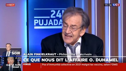 Les propos choquants d'Alain Finkielkraut sur l'affaire Olivier Duhamel