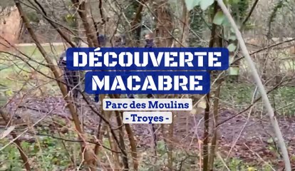 Découverte macabre au Parc des Moulins à Troyes