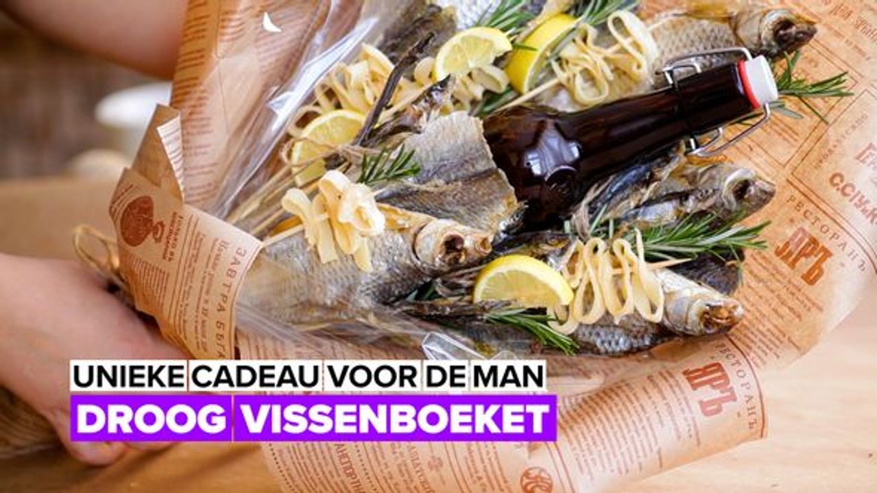 Eetbaar boeket: visachtig